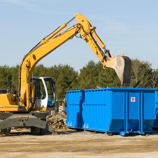 how many times can i have a residential dumpster rental emptied in Coahoma TX